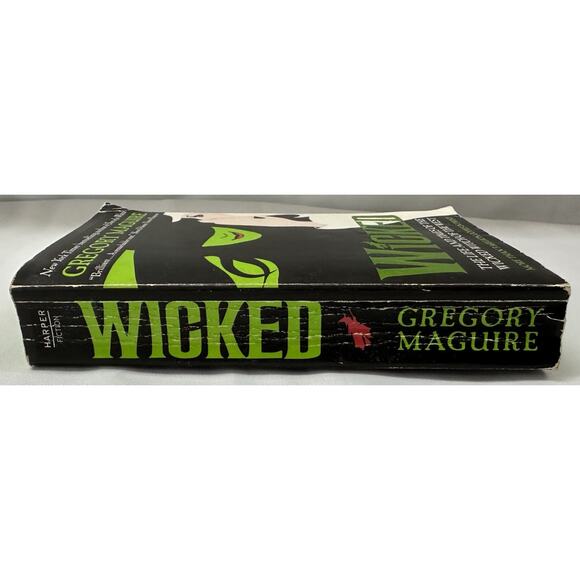 2007 PB Wicked Gregory Maguire Wicked Witch of the West OZ Sprayed Green edges - Picture 3 of 8